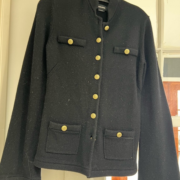 Zadig & Voltaire Black Button-Up Jacket - Picture 2 of 11